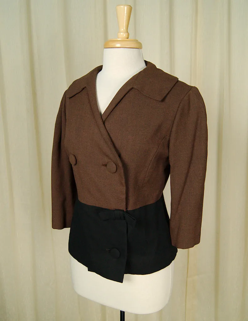 1950s Brown Bow Jacket