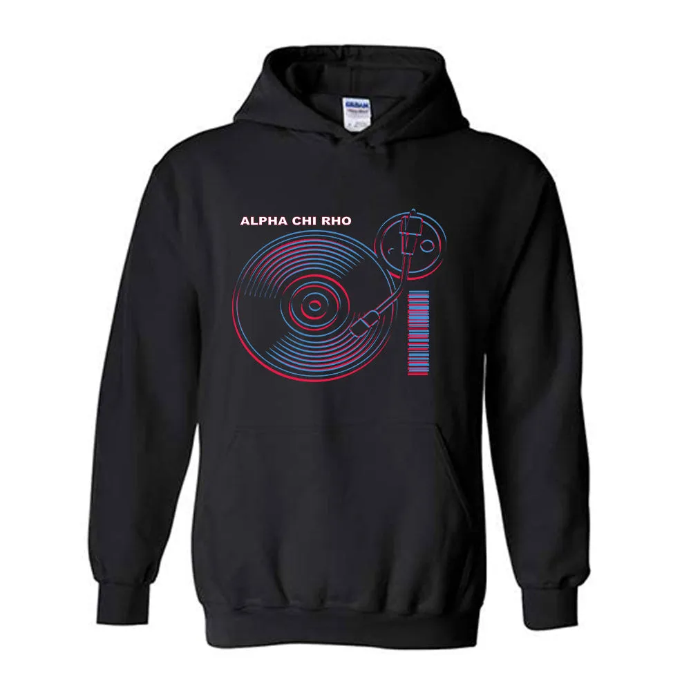 Alpha Chi Rho Retro Record Hoodie