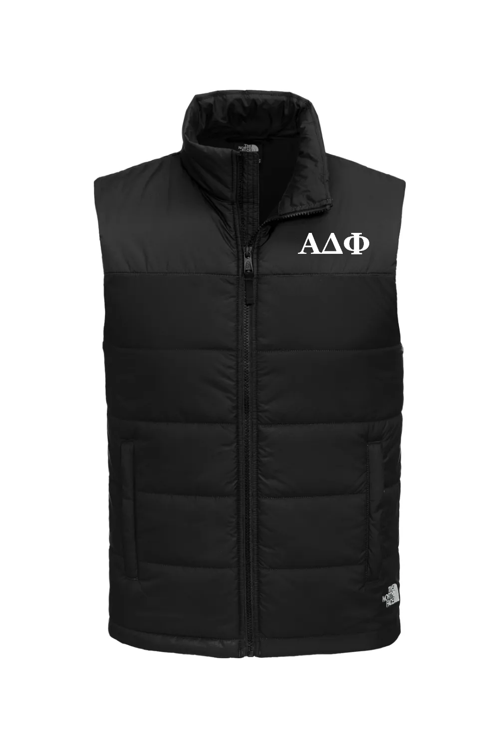 Alpha Delta Phi - North Face Everyday Insulated Vest - White Embroidered Letters