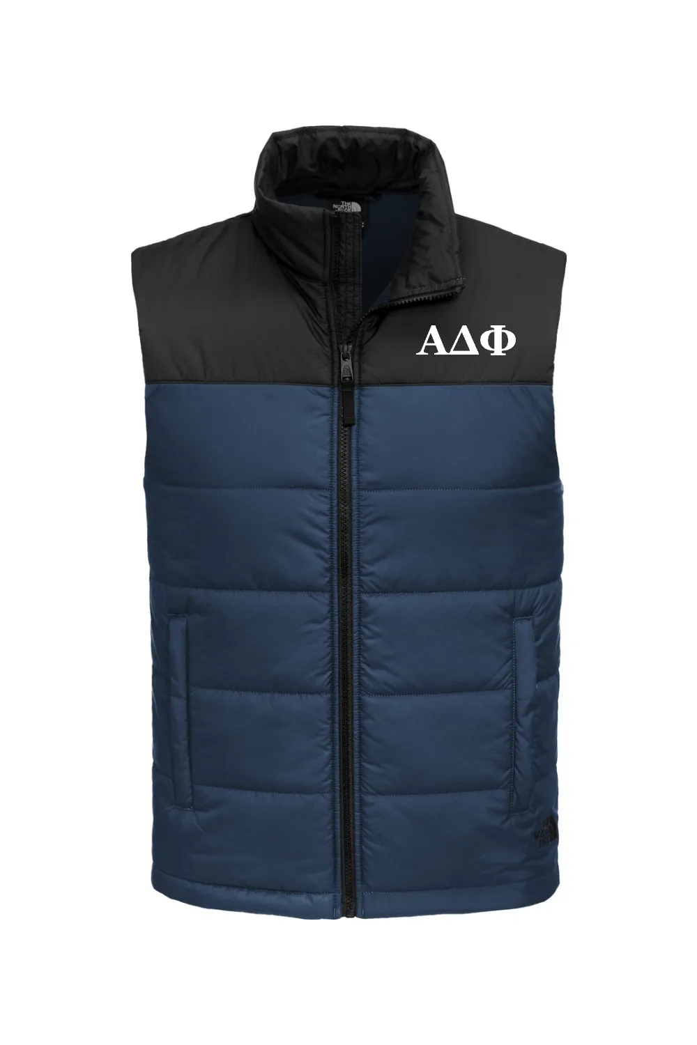 Alpha Delta Phi - North Face Everyday Insulated Vest - White Embroidered Letters