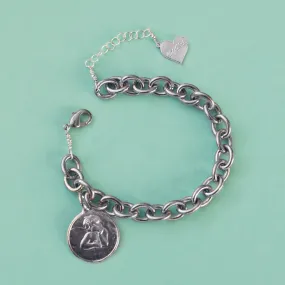 Angel Face Charm Bracelet