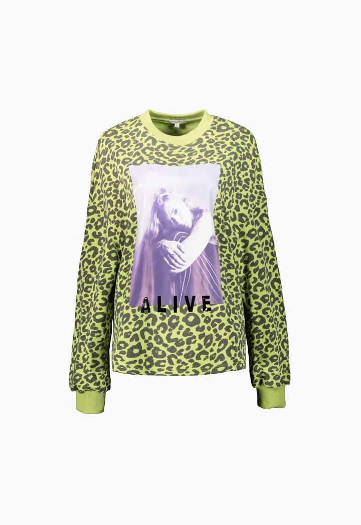 Animal Print Pullover