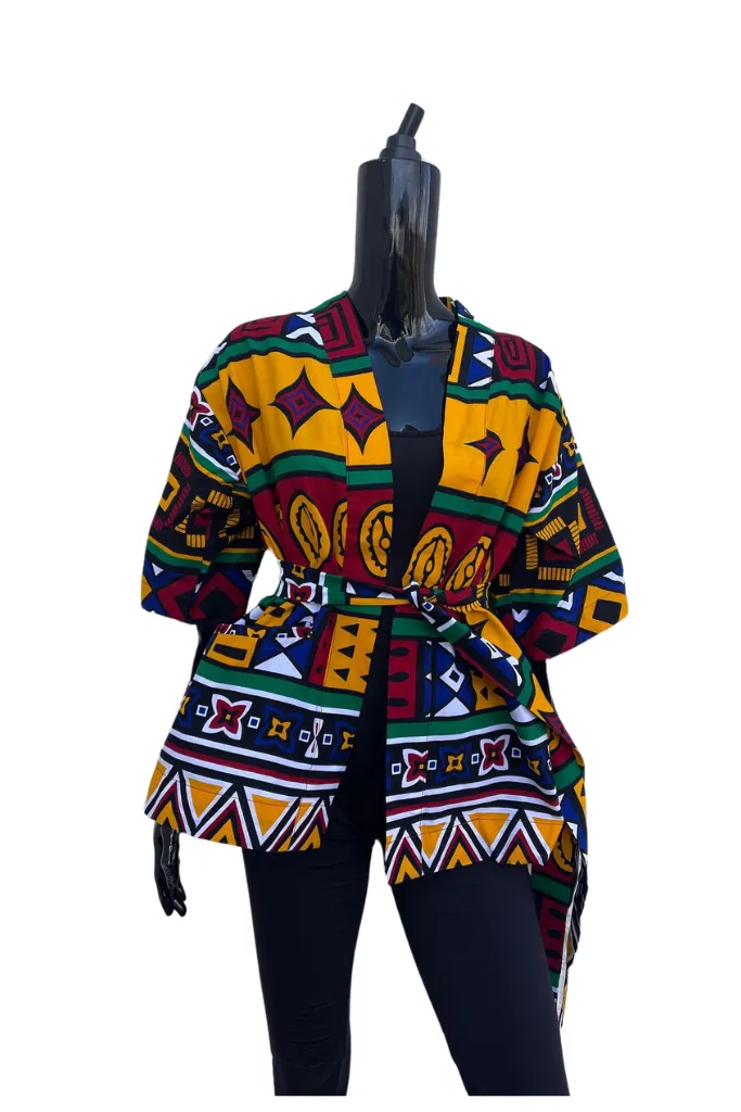 Ankara Kimono Jacket