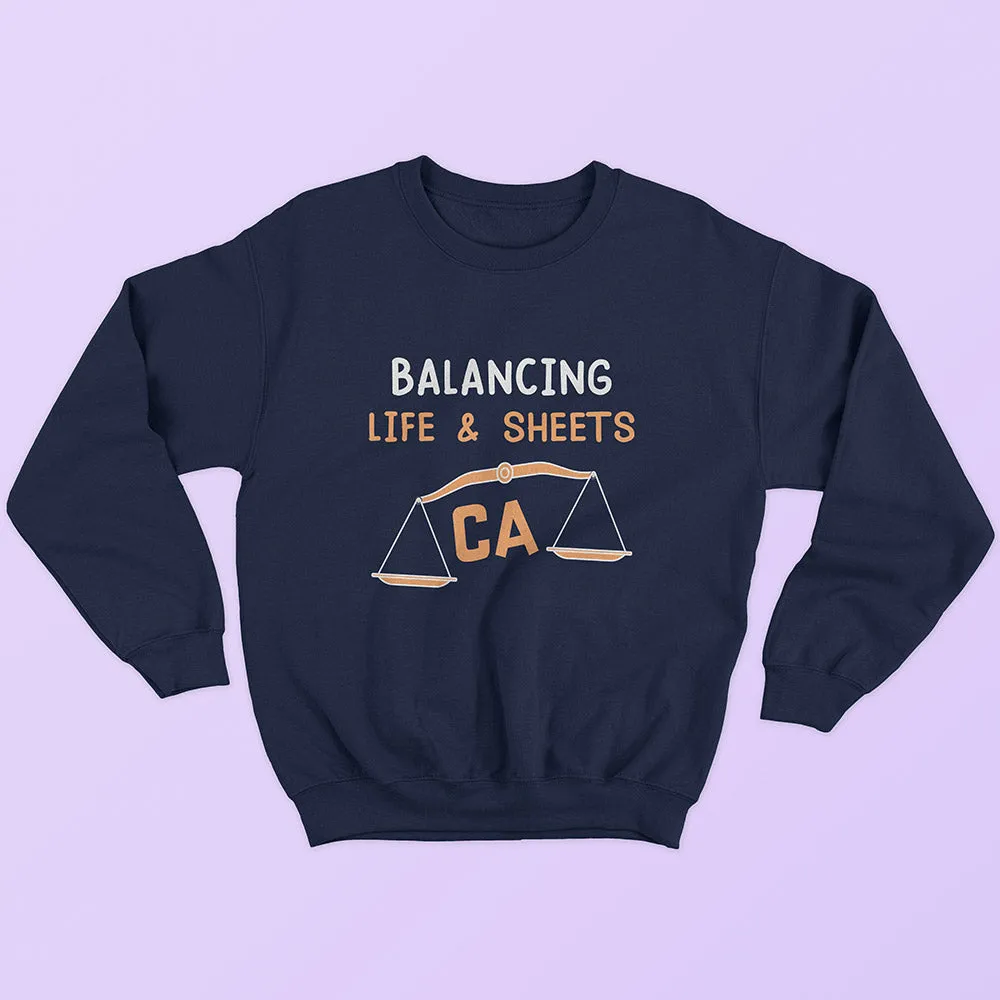 Balancing Life & Sheets Sweatshirt