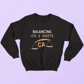 Balancing Life & Sheets Sweatshirt