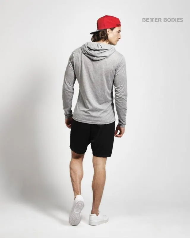 Better Bodies Mens Soft Hoodie - Greymelange