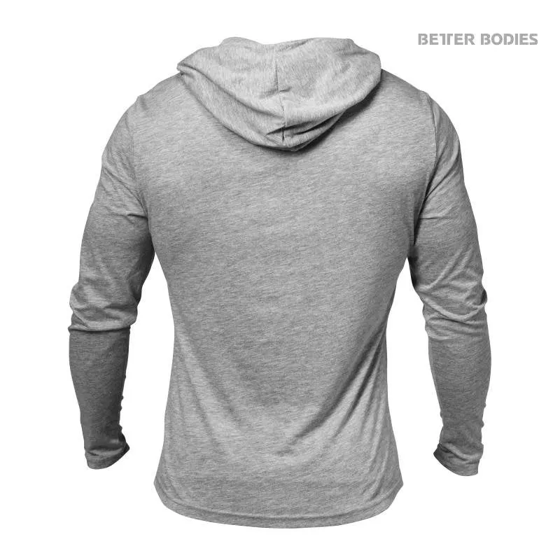 Better Bodies Mens Soft Hoodie - Greymelange