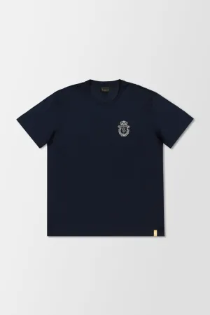 Billionaire Dark Blue SS Crest T-Shirt