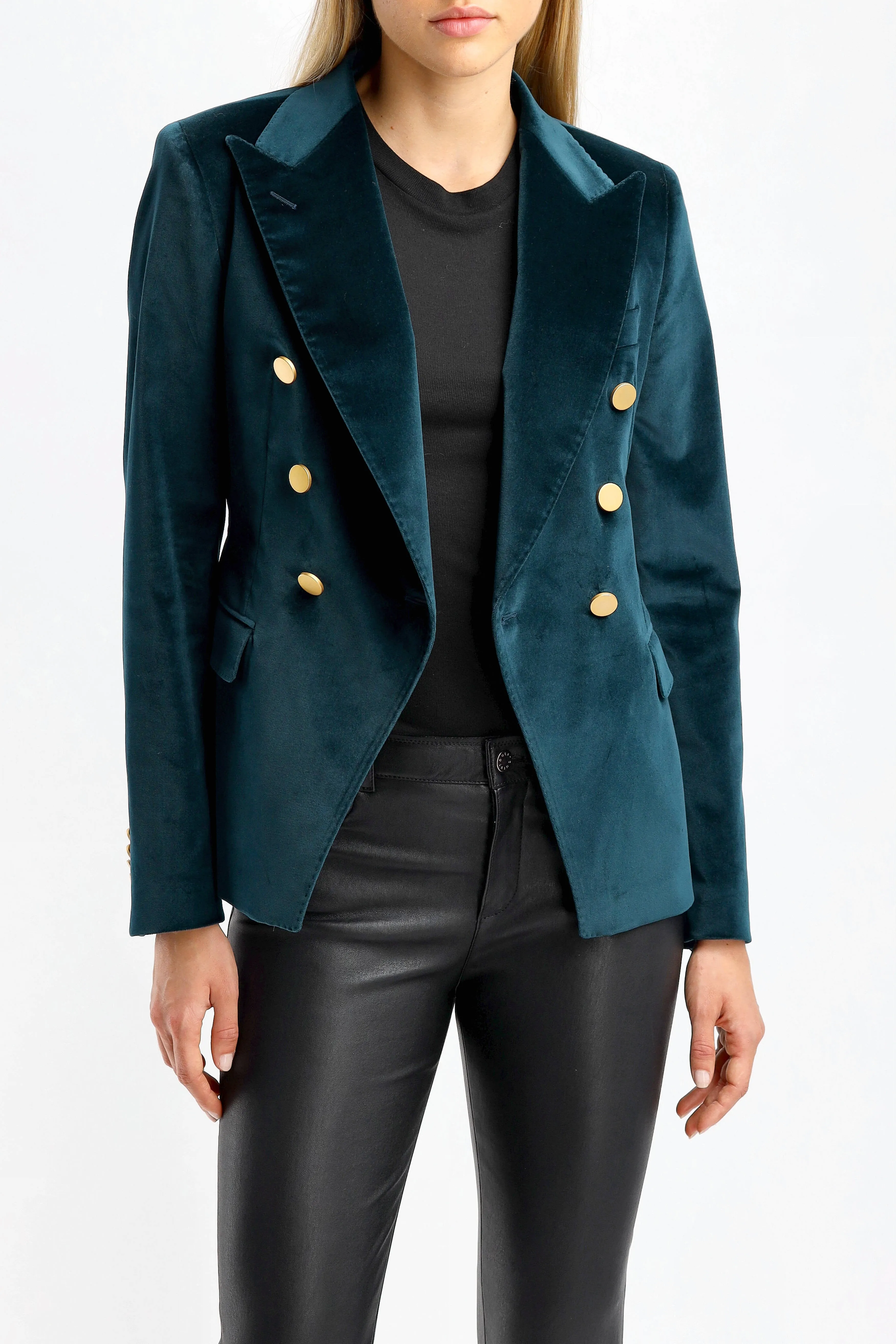 Blazer Alicya in Petrol