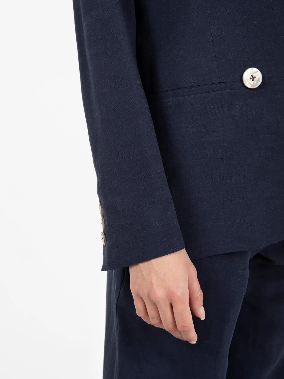 Blazer doppiopetto blu