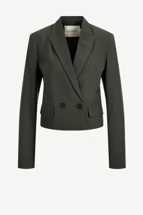 Blazer Fitted in Green Weed