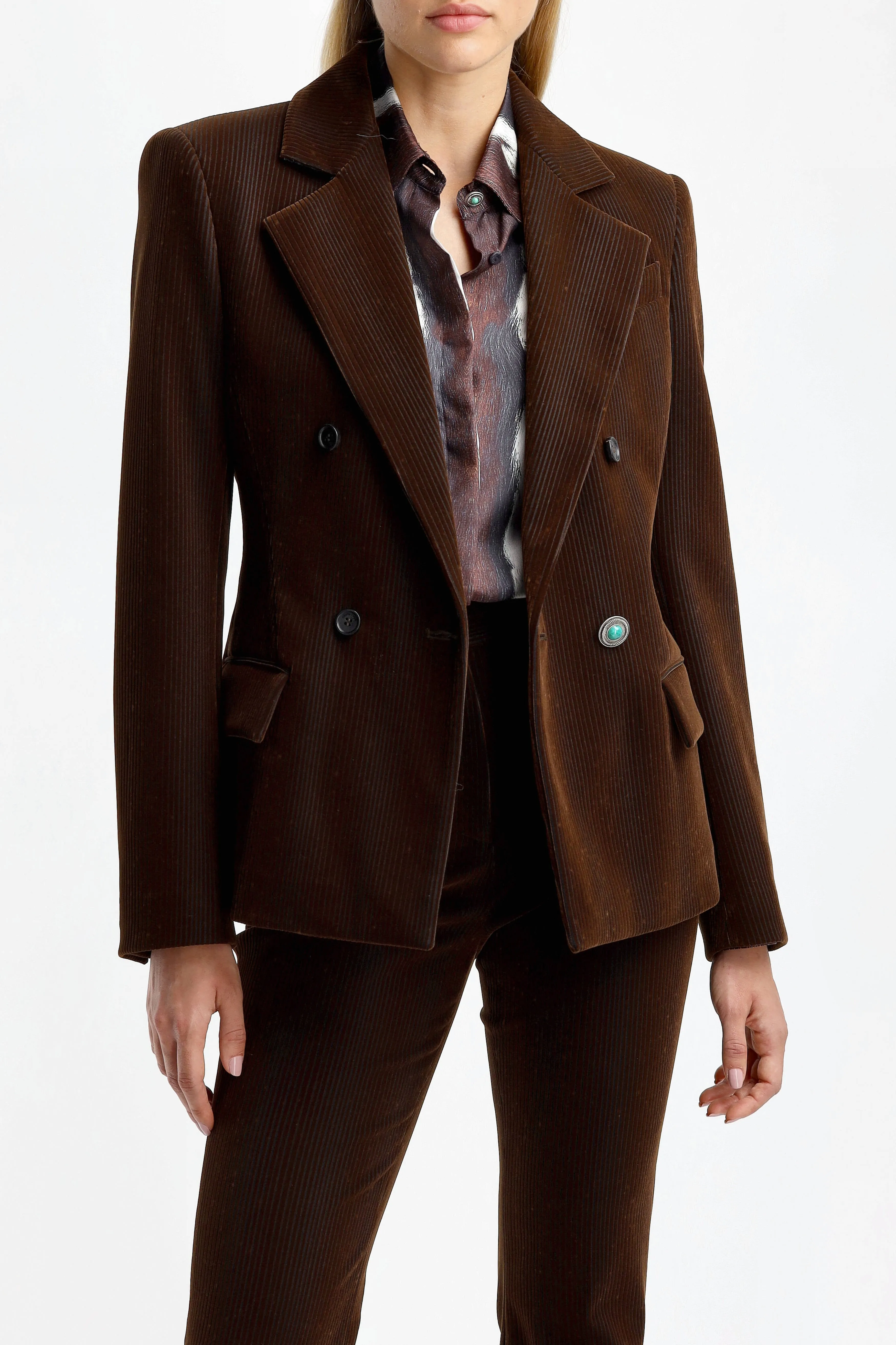 Blazer in Marrone