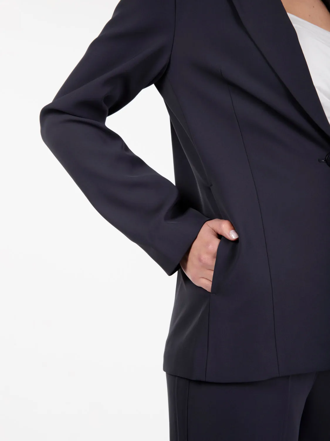 Blazer monopetto blu navy