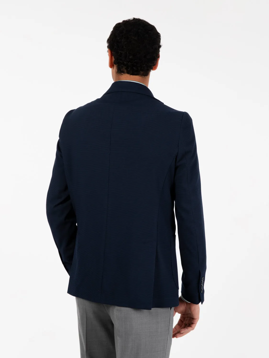 Blazer piquet Italo navy