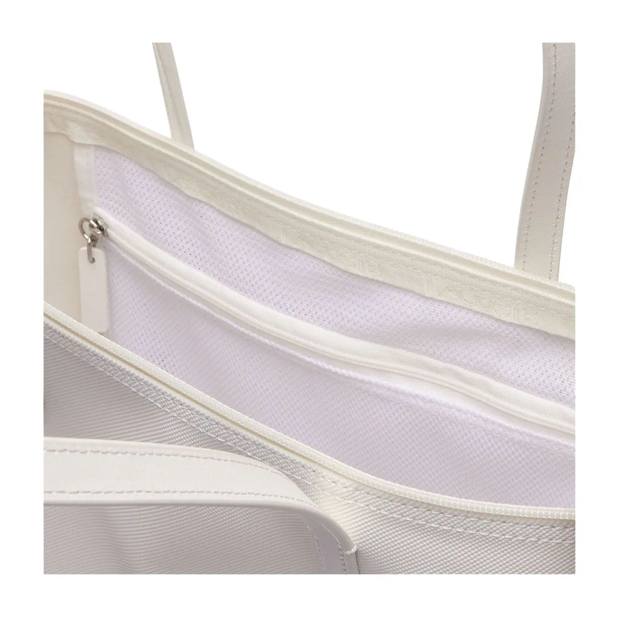 Borsa Lacoste Tote Piccola Bianco