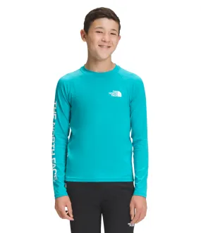 Boys' The North Face Youth Amphibious Longsleeve Sun T-Shirt