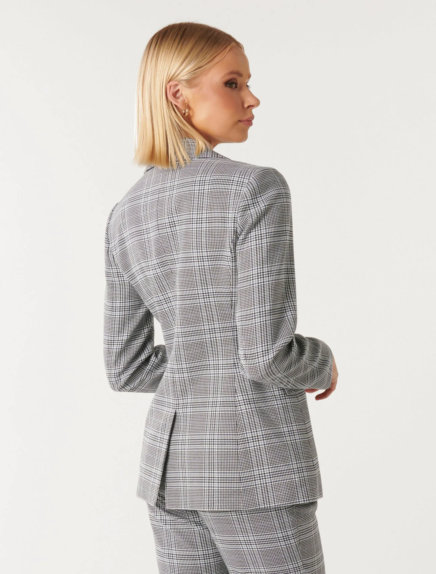 Cammie Check Blazer