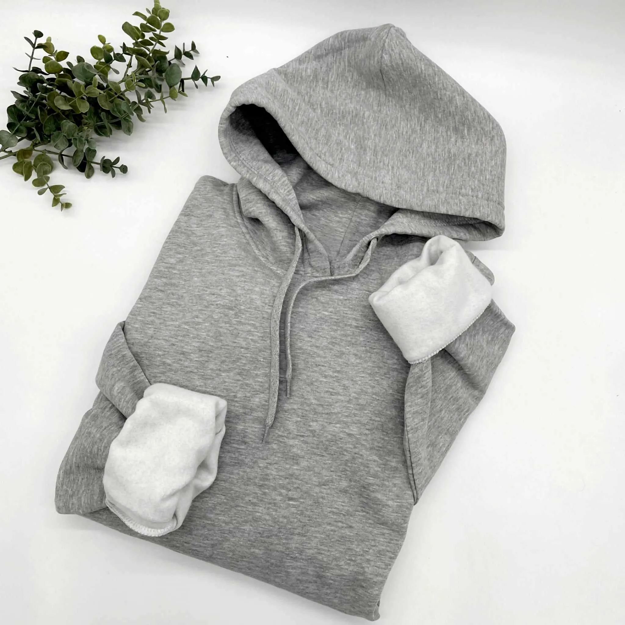 CLEARANCE Fleece Lined Cotton Blend Hoodie