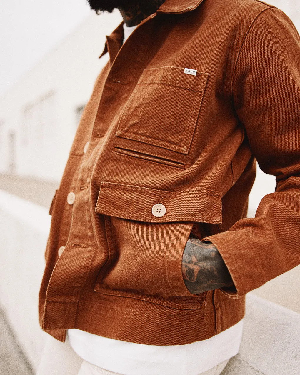 Colmore Chore Jacket - Rust