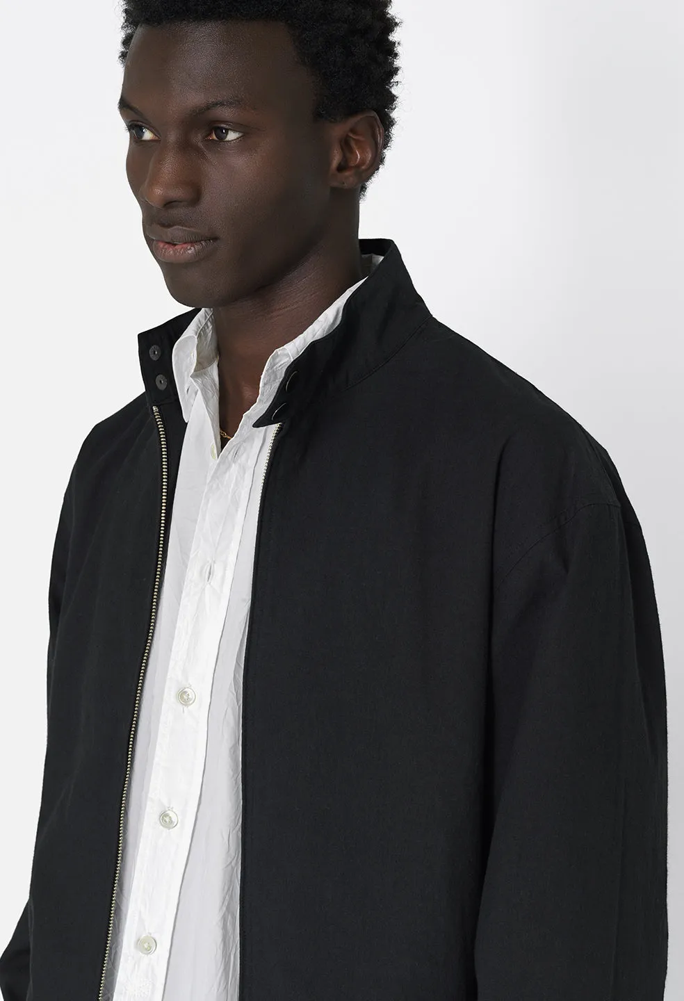 Cotton Harrington Jacket / Black