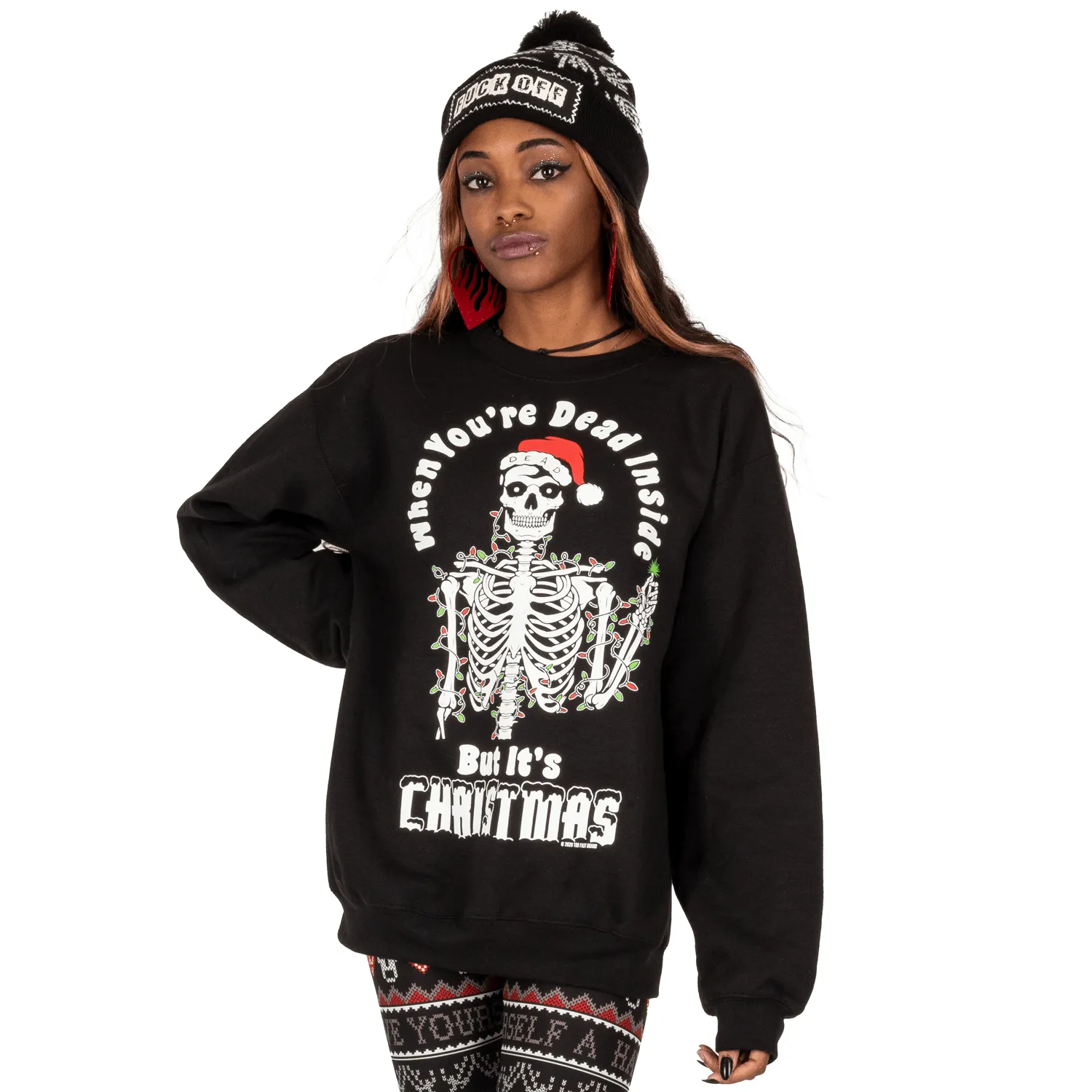 Dead Inside Christmas Sweatshirt