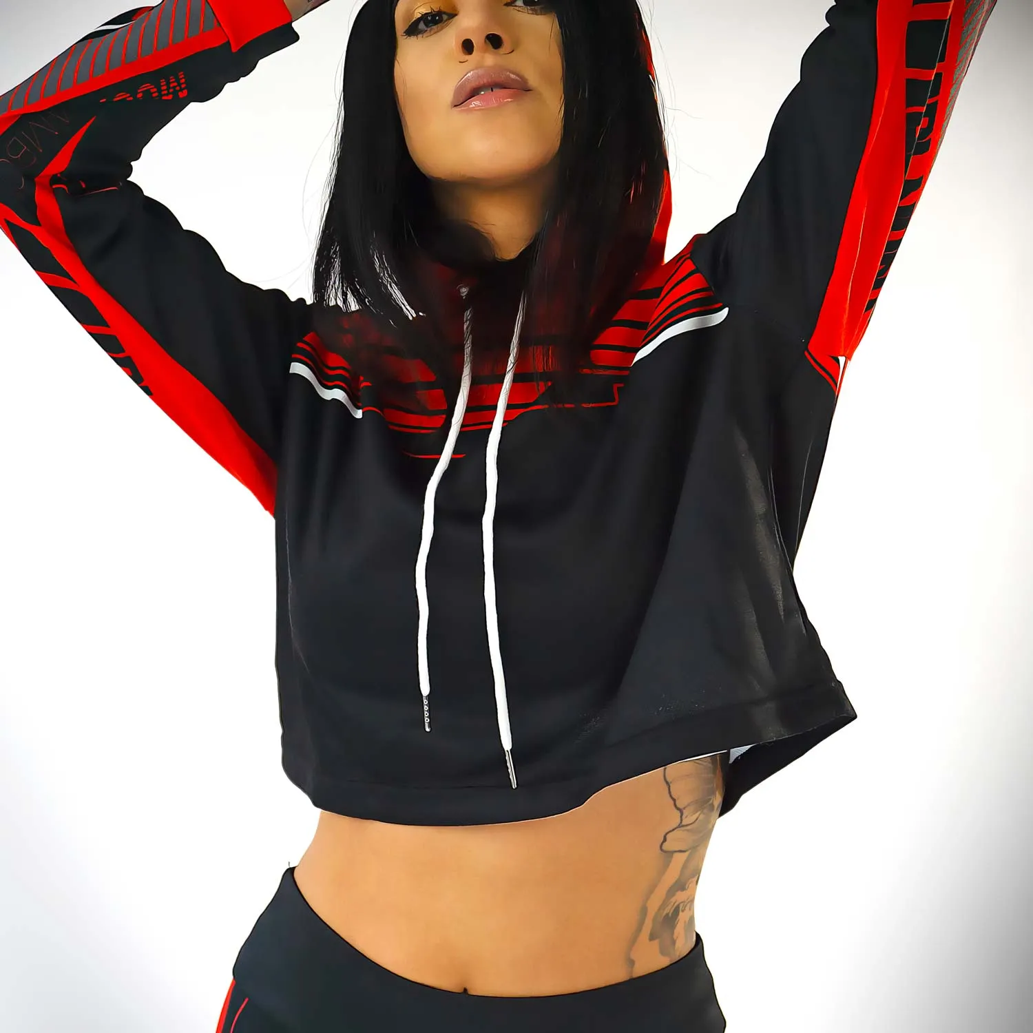 DLNQNT Women's Cropped Hoodie