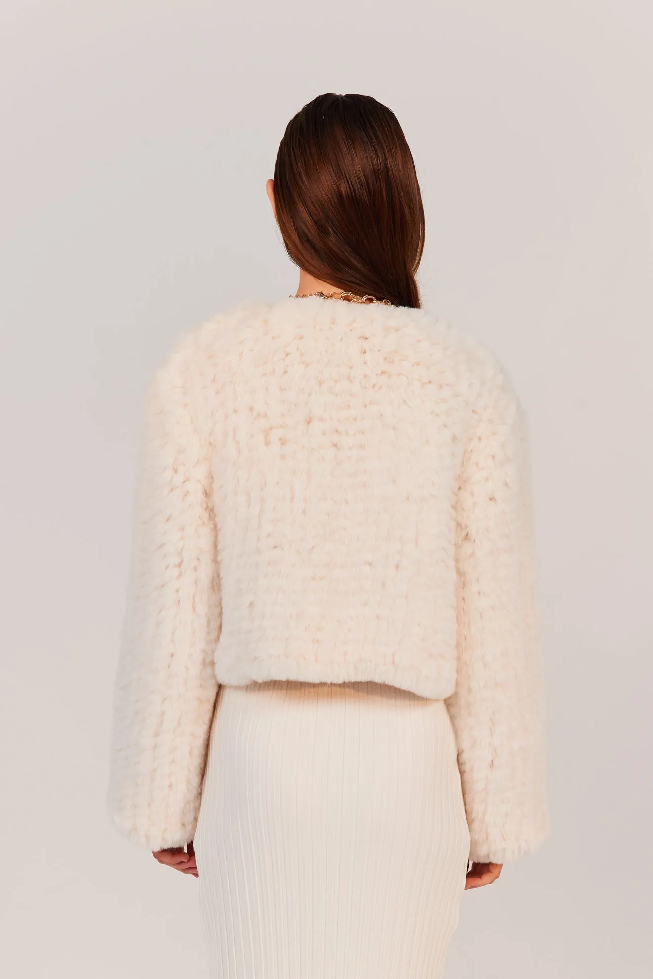 Faux Lola Jacket - Ivory