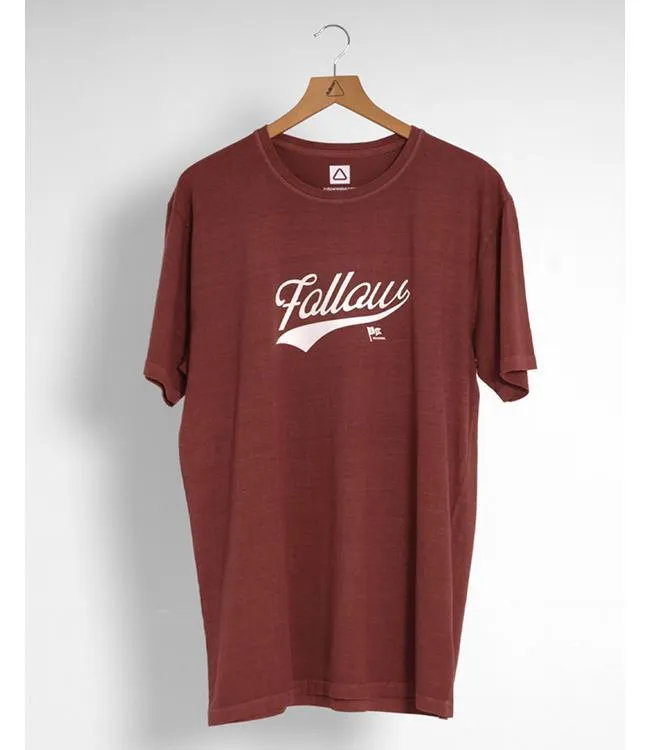 Follow Script Mens Tee (2021) - Dusty Red