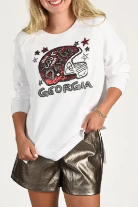 GEORGIA SEQUIN SWEATSHIRT