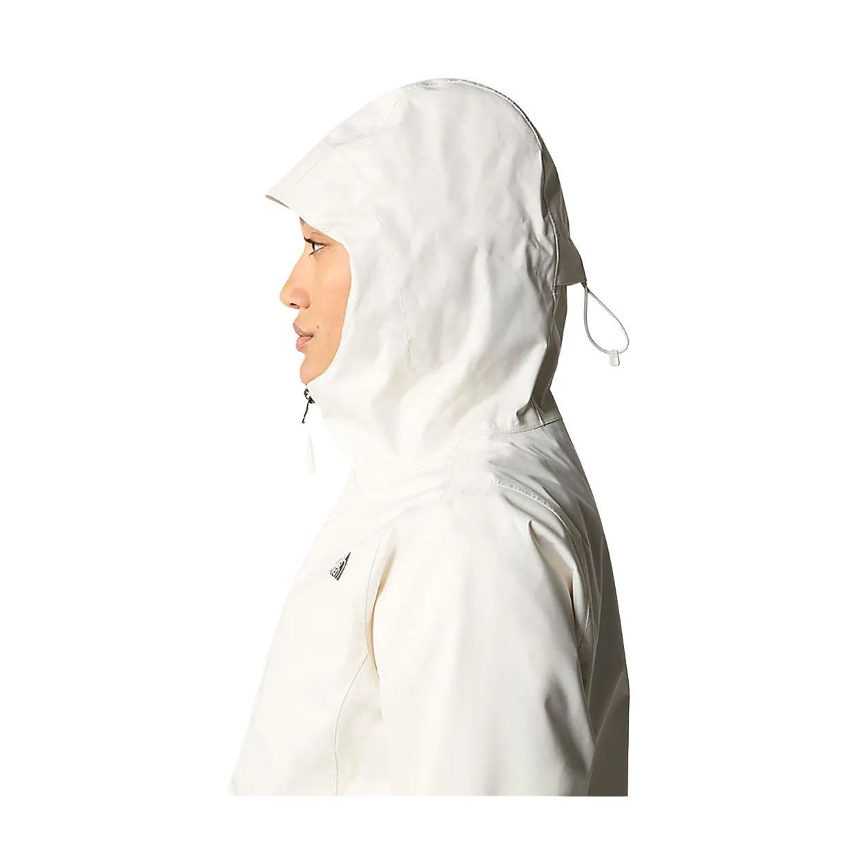 Giubbino Donna The North Face Quest Cappuccio Bianco Panna