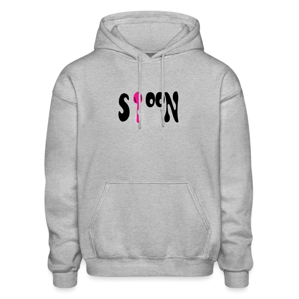 Gray Spoon Never Forks Hoodie