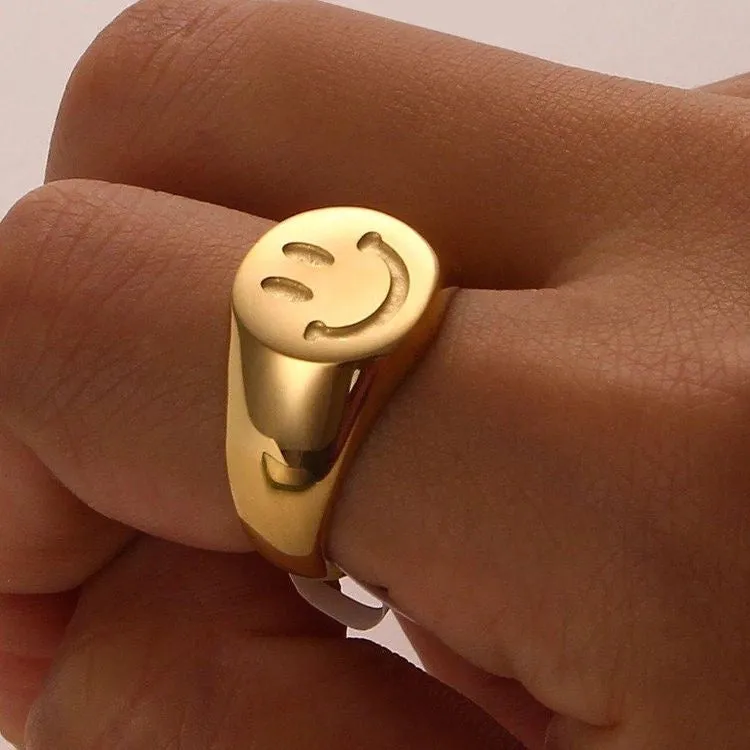 Happy Face Ring