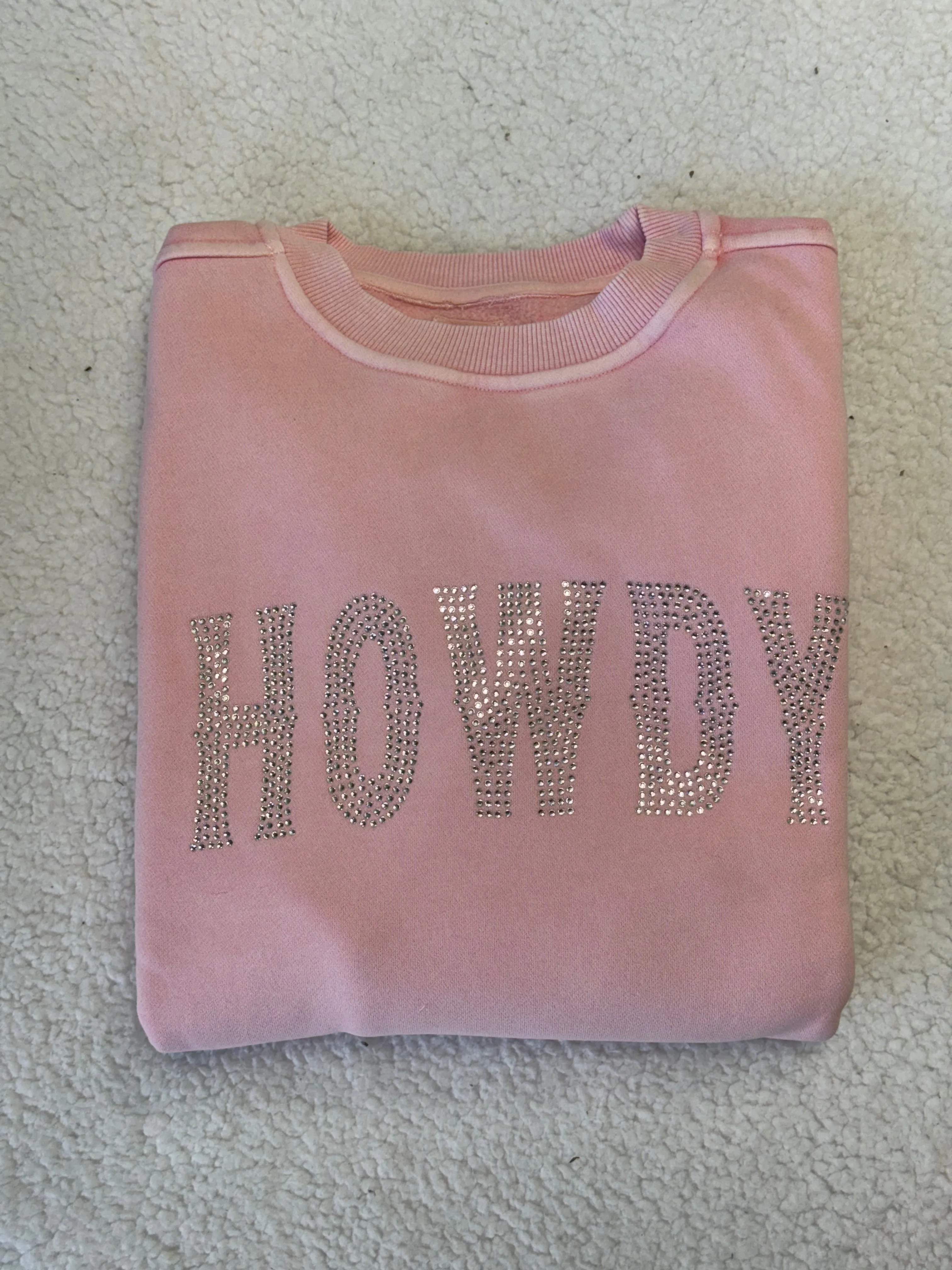 Howdy Rhinestone Sweatshirt