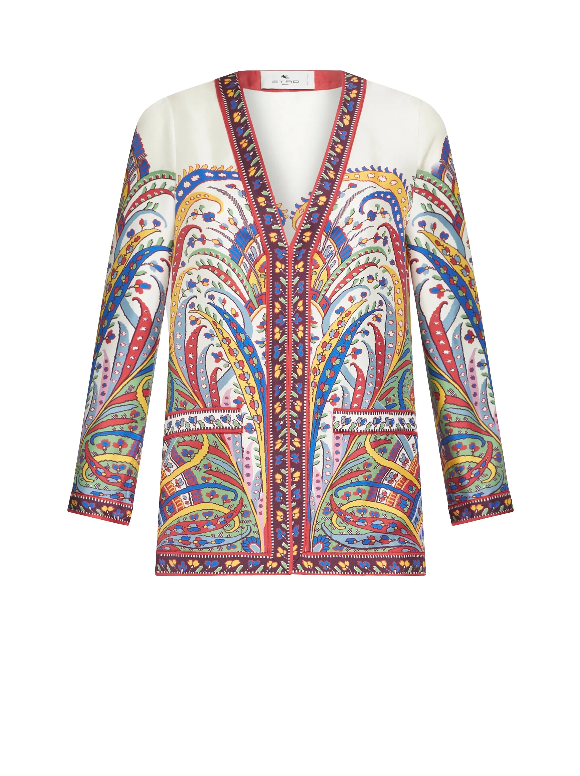 Jacket - Cream/Multi Print