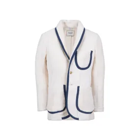 Junior Blazer - OFF WHITE/NAVY