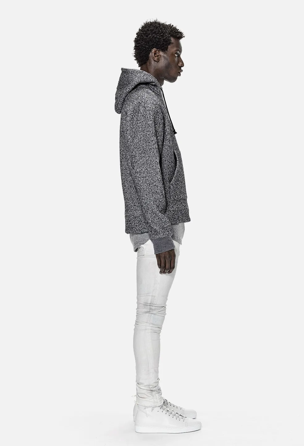 Kake Mock Pullover / Gauze Grey