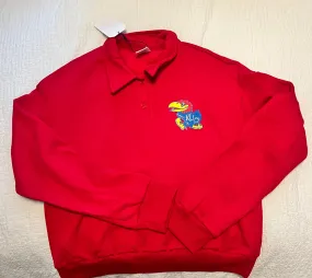 Kansas Patch Polo Sweatshirt