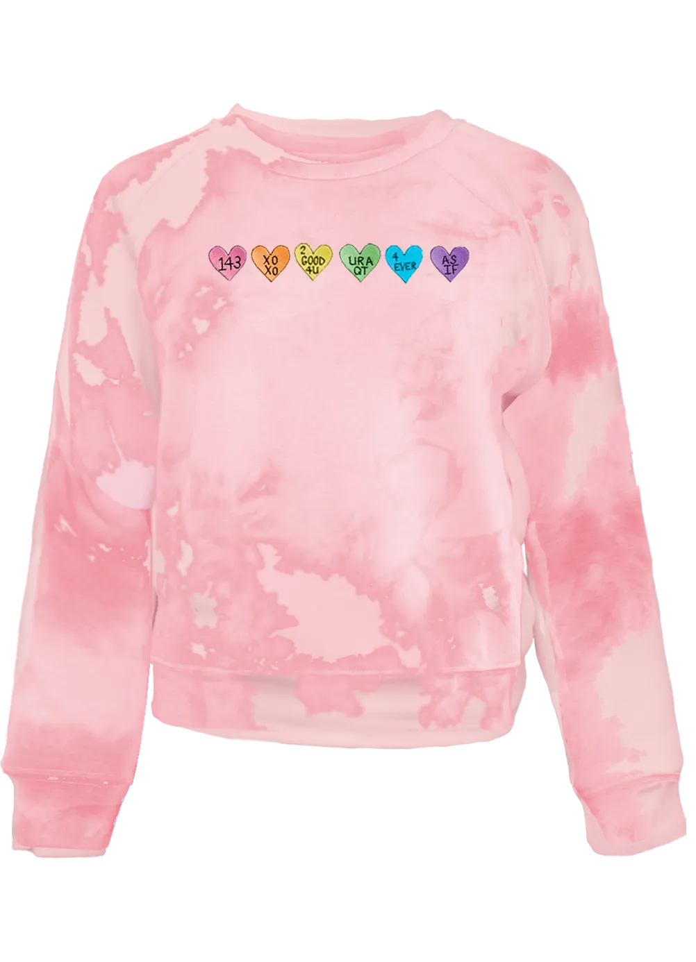 Kid's Conversation Heart Pullover