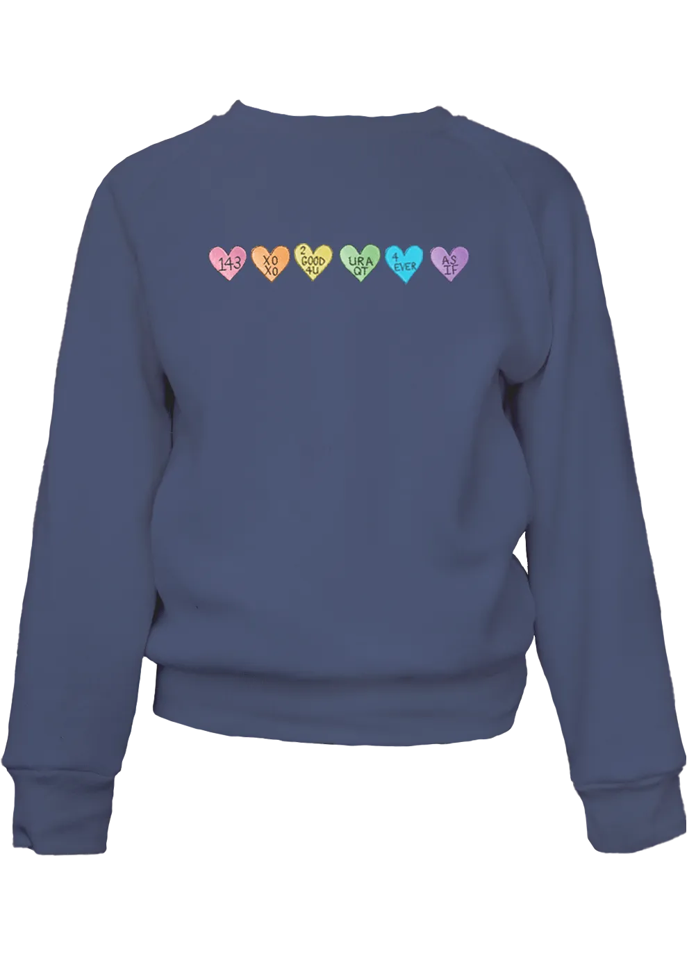 Kid's Conversation Heart Pullover