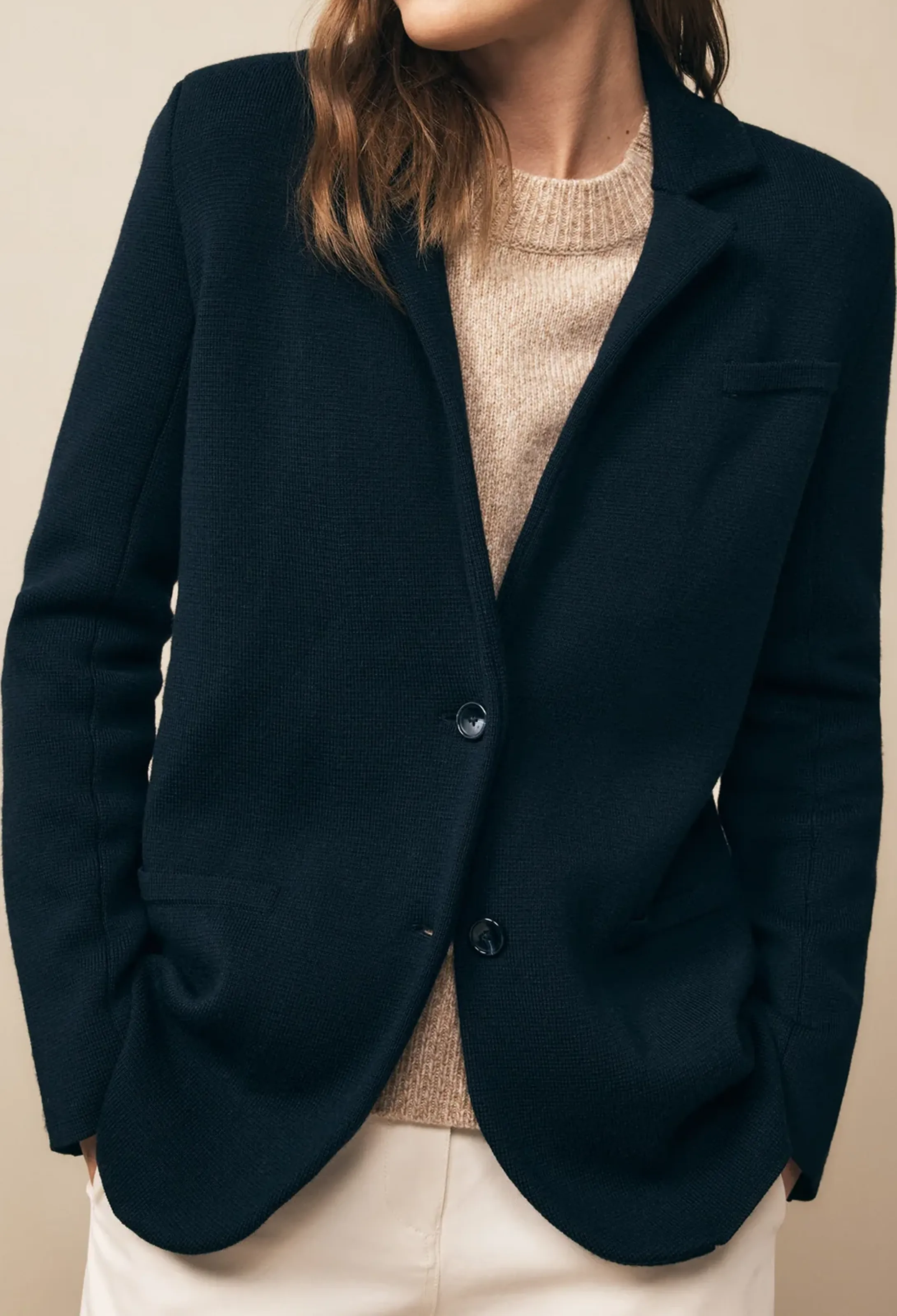 Knit Boyfriend Blazer