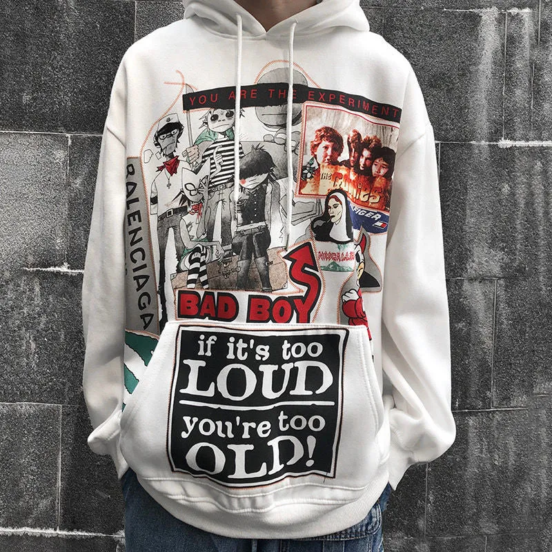 Korean Fashion Gothic Sweatshirt Hoodie