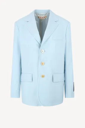 Langer Blazer in Arctic