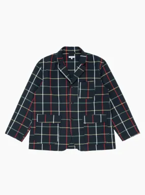 Loiter Jacket Navy Windowpane