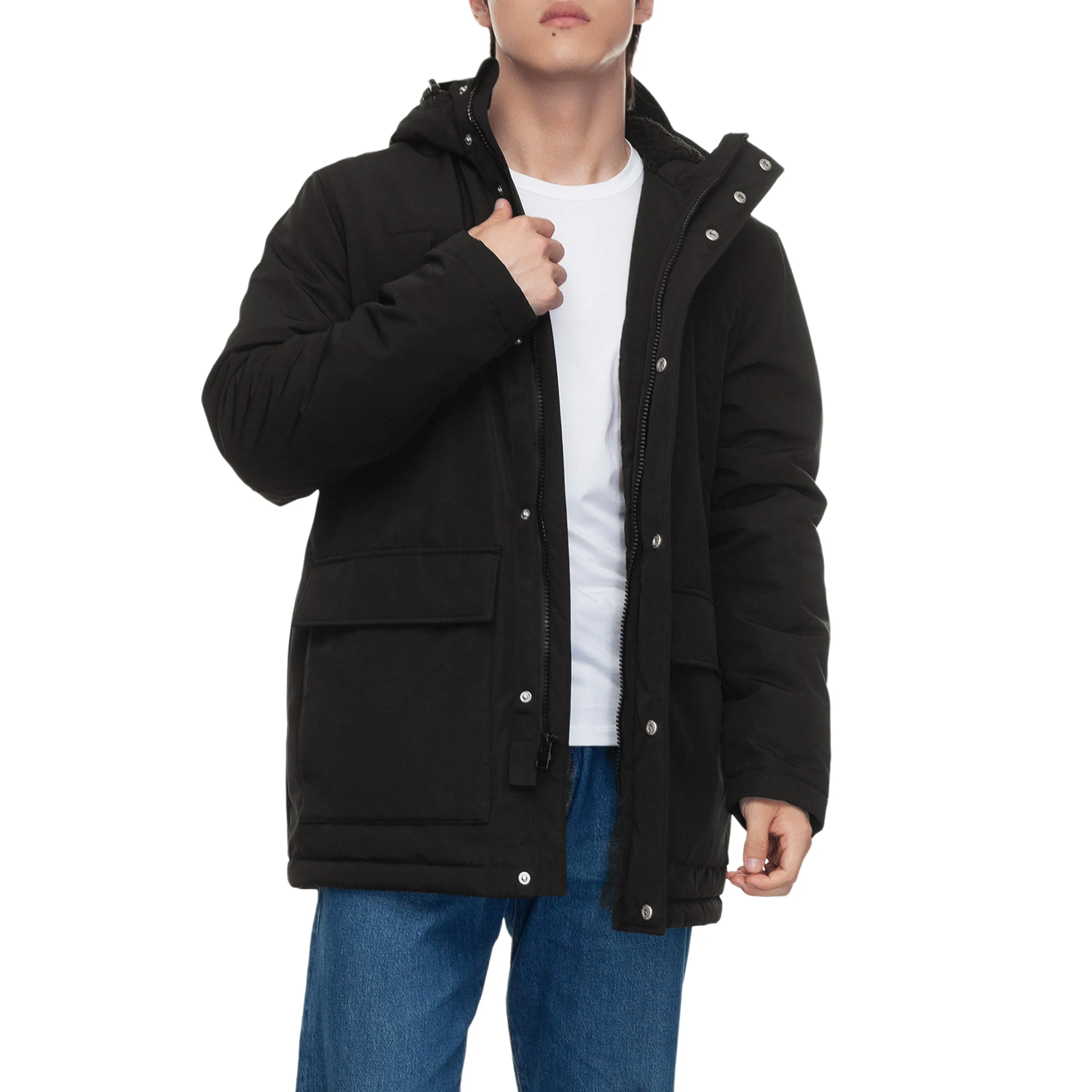 Men's Hooded Parka Jacket