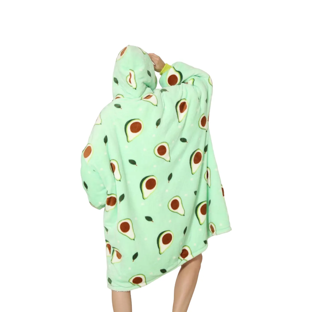 My Snuggy - Adult Avocado Hoodie Blanket