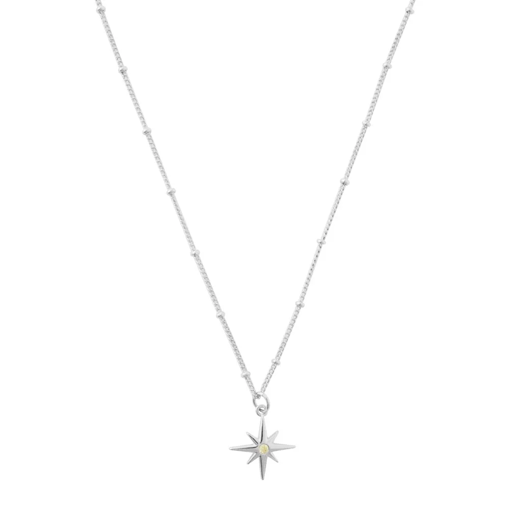 North Star Necklace - Silver