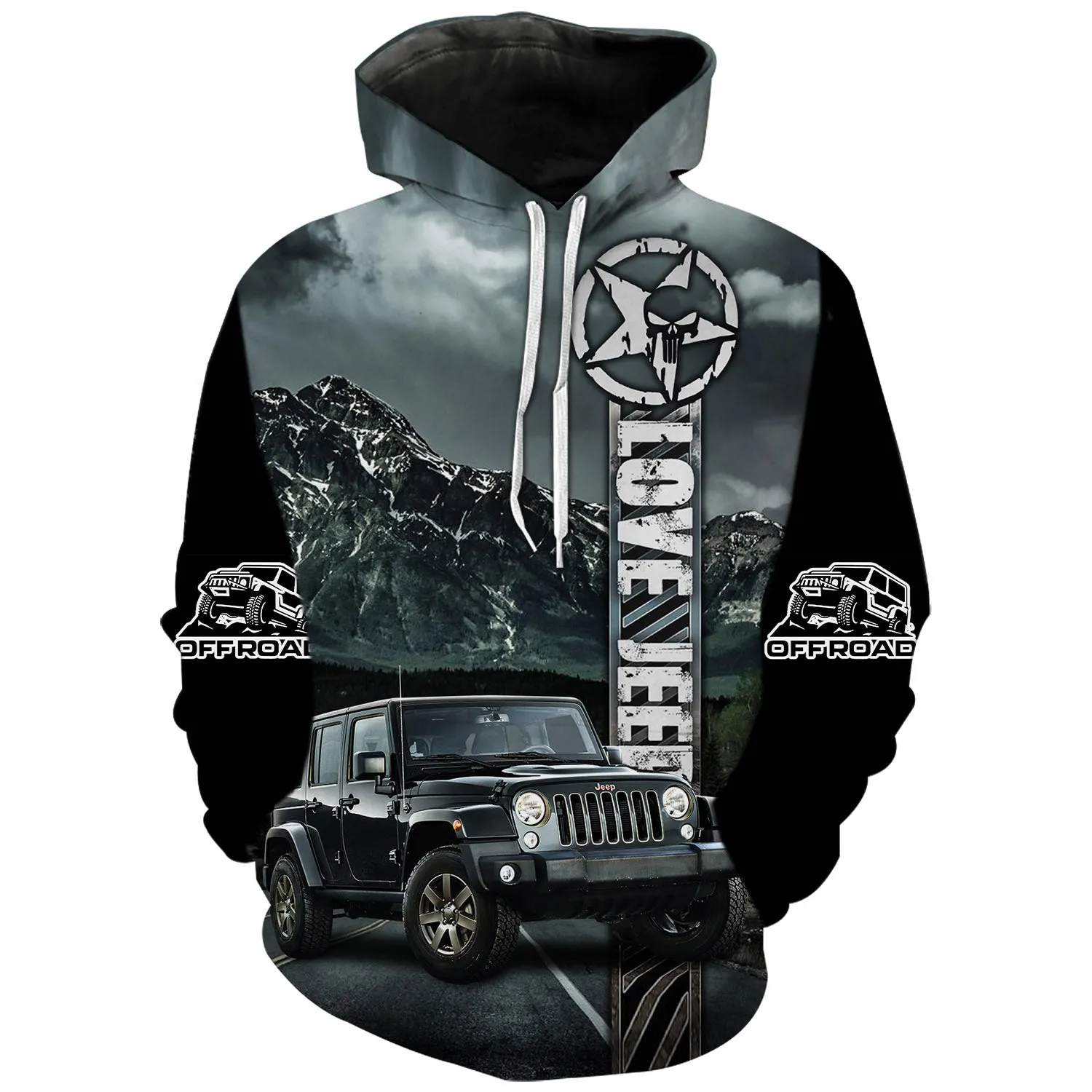 Off Road Love Jeep - Hoodie