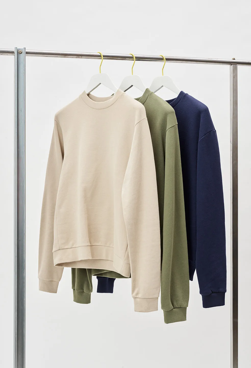 Oversized Crewneck Pullover / Moss