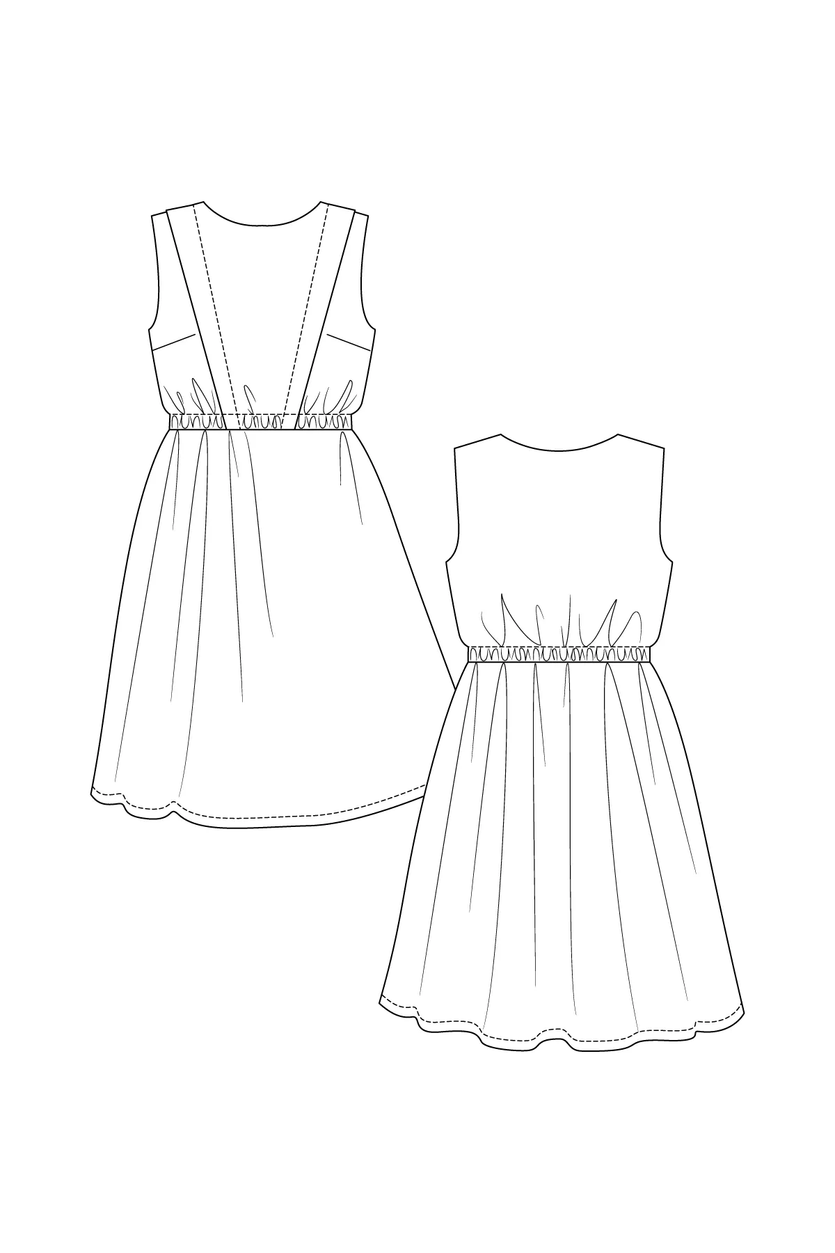 PDF Pattern - Leini dress | Named Clothing