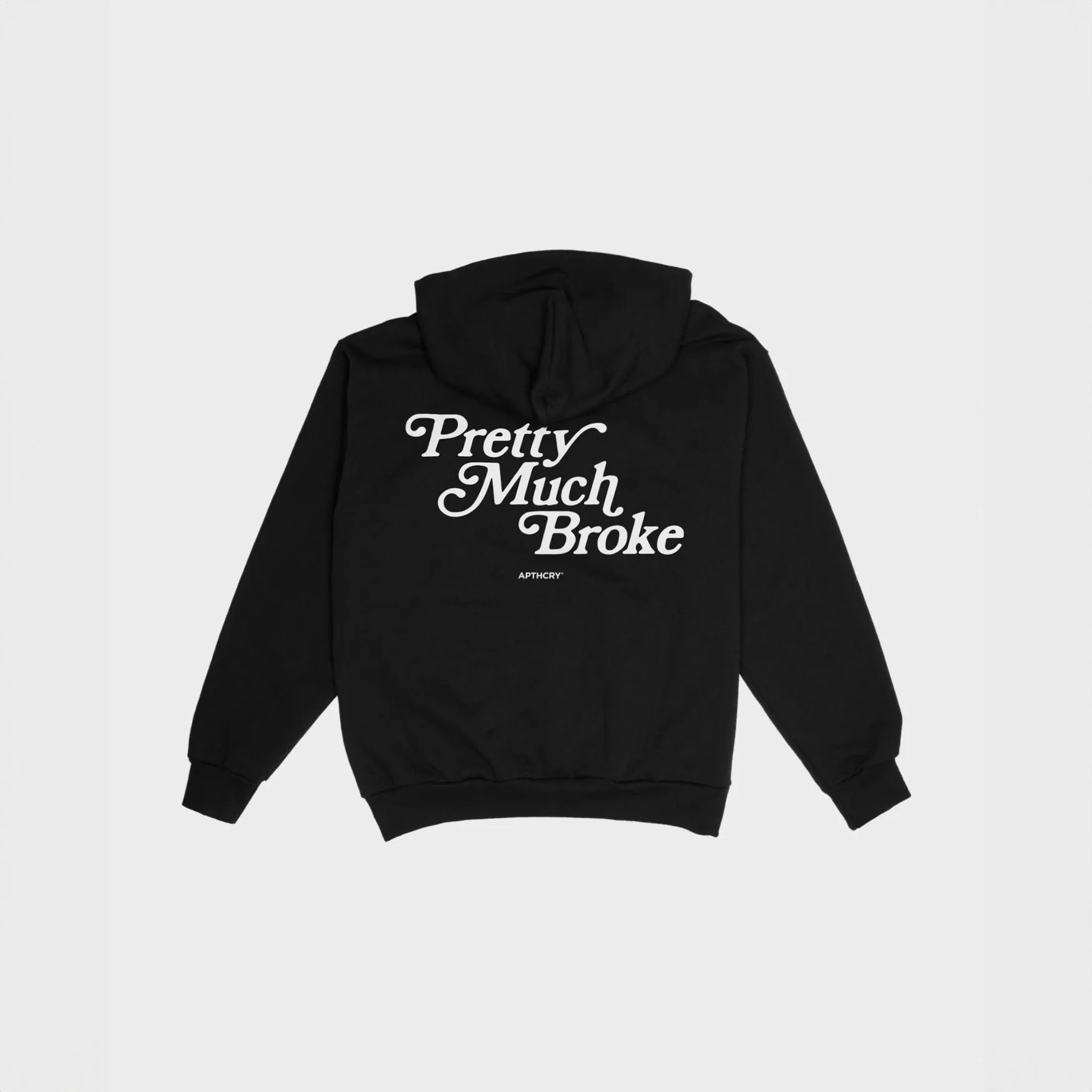 Pretty Much Broke® Heavyweight Hoodie - Black